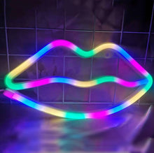 Load image into Gallery viewer, Neon LED Modeling Lamp Decoration Night Light, Power Supply:, Battery or USB, USB