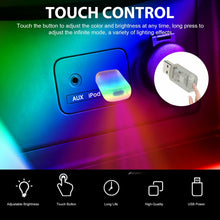 Load image into Gallery viewer, USB Car Internal Atmosphere Light, K6 Sound Control Single Lamp