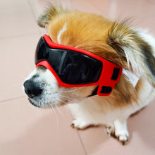 Load image into Gallery viewer, Pet Anti-UV Soft Frame Goggles Dog Sunglasses, Red, Black