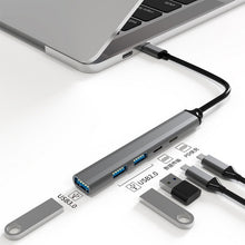 Load image into Gallery viewer, U5 Type-C Extender USB3.0 Splitter Multi-Port Expansion Dock, Number of interfaces: 4 in 1 (USB), 5 in 1 (Type-C), 4 in 1 (Type-C), 4 in 1 (USB)