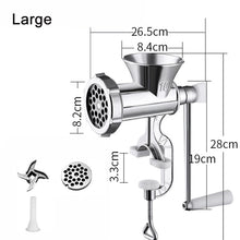 Load image into Gallery viewer, Household Manual Grinder Sausage Machine, No. 5 Small, No. 10 Large