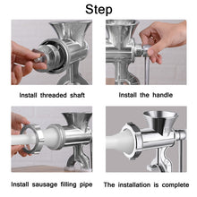 Load image into Gallery viewer, Household Manual Grinder Sausage Machine, No. 5 Small, No. 10 Large