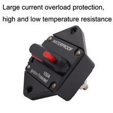 Load image into Gallery viewer, CB10 Car Audio Modified Automatic Circuit Breakerion, 20A, 30A, 40A, 50A, 60A, 80A, 100A, 150A, 200A