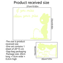 Load image into Gallery viewer, DX396 Bathroom Toilet Decoration Luminous Wall Sticker