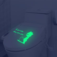 Load image into Gallery viewer, DX396 Bathroom Toilet Decoration Luminous Wall Sticker