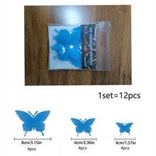 Load image into Gallery viewer, YG005 3D Stereo Butterfly Luminous Wall Sticker