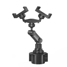 Load image into Gallery viewer, Double Chuck Rotary Multifunctional Cup Holder Mobile Phone Holder, Double Chuck Phone Holder