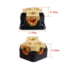 Load image into Gallery viewer, DB31 Car Audio Amplifier Modified Insurance 1 Point 2 Splitter, Copper, Zinc Alloy