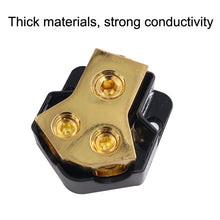 Load image into Gallery viewer, DB31 Car Audio Amplifier Modified Insurance 1 Point 2 Splitter, Copper, Zinc Alloy