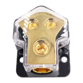 DB31 Car Audio Amplifier Modified Insurance 1 Point 2 Splitter, Copper, Zinc Alloy