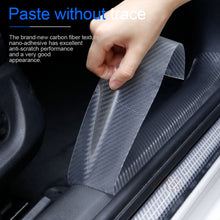 Load image into Gallery viewer, 3cm x 3m Car Carbon Fiber Bumper Anti-Collision Strip, 3cm x 3m, 3cm x 5m, 3cm x 10m, 5cm x 3m, 5cm x 5m, 5cm x 10m, 7cm x 3m, 7cm x 5m, 7cm x 10m, 10cm x 3m, 10cm x 5m, 10cm x 10m, 15cm x 3m, 15cm x 5m, 15cm x 10m, 20cm x 3m, 20cm x 5m, 20cm x 10m