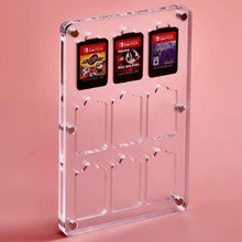 Load image into Gallery viewer, Transparent Crystal Magnetic Game Card Storage Box For Switch, 9 Grid, 14 Grid, 27 Grid