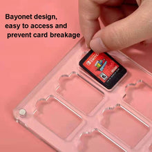Load image into Gallery viewer, Transparent Crystal Magnetic Game Card Storage Box For Switch, 9 Grid, 14 Grid, 27 Grid