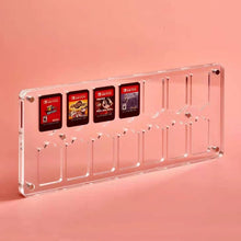 Load image into Gallery viewer, Transparent Crystal Magnetic Game Card Storage Box For Switch, 9 Grid, 14 Grid, 27 Grid
