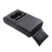 Load image into Gallery viewer, Car Armrest Box Increased Support With Rear Seat Water Cup Holder, Beige, Black, Brown