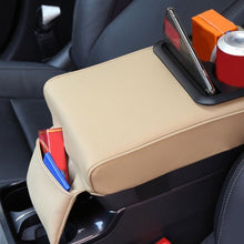 Load image into Gallery viewer, Car Armrest Box Increased Support With Rear Seat Water Cup Holder, Beige, Black, Brown