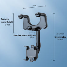 Load image into Gallery viewer, ZJ099 360 Degree Rotating Car Rearview Mirror Phone Holder, ZJ099