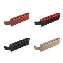 Load image into Gallery viewer, Car Seat Clamp Storage Box, Seat Clamp Beige, Seat Clamp Black, Black Red Side, Seat Clamp Brown