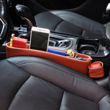 Load image into Gallery viewer, Car Seat Clamp Storage Box, Seat Clamp Black, Black Red Side, Seat Clamp Brown, Seat Clamp Beige