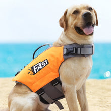 Load image into Gallery viewer, Reflective Printed Pet Dog Life Jacket Swimsuit, S, M, L, XL