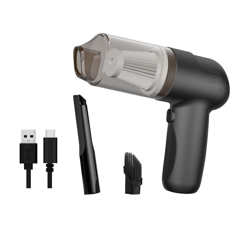 FL-8803 Portable Handheld Car Vacuum Cleaner, Style:, 3.7V Wireless Charging (Black), 3.7V Wireless Charging (White), 7.4V Charging Upgrade (Black), 7.4V Charging Upgrade (White), 12V Car Plug-in (Black), 12V Car Plug-in (White)