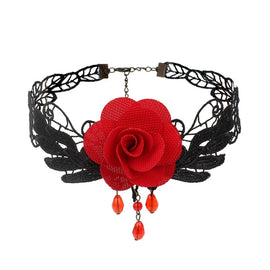 Fringe Lace Gothic Lolita Vintage Necklace,Style:, 1532 Red, 1535, 1555, 1556, 1557