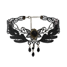 Load image into Gallery viewer, Fringe Lace Gothic Lolita Vintage Necklace,Style:, 1530, 1531, 1532 Black, 1532 Red, 1533, 1534, 1535, 1555, 1556, 1557