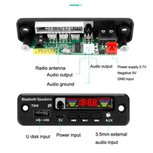 Load image into Gallery viewer, 2 PCS TWS Wireless Bluetooth MP3 Decoder Board, 2 PCS TWS Wireless Bluetooth