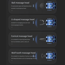 Load image into Gallery viewer, HB-008  Triangular Electric Fascia Gun Body Massage Gun, LCD Style, Button Style