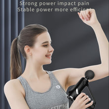 Load image into Gallery viewer, HB-008  Triangular Electric Fascia Gun Body Massage Gun, LCD Style, Button Style