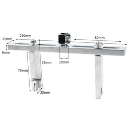 Adjustable Universal Fuel Tank Cap Removal Tool, Style:, Right Angle Type, Corner Type, 3-claw Type, 4-claw Type