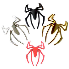 Load image into Gallery viewer, 10 PCS Metal Three-Dimensional Spider Car Sticker, Color Random Delivery, Spider