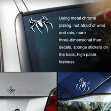 Load image into Gallery viewer, 10 PCS Metal Three-Dimensional Spider Car Sticker, Color Random Delivery, Spider