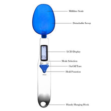 Load image into Gallery viewer, 500g / 0.5g Kitchen Scale Electronic Measuring Spoon Scale With Three Spoons, 500g / 0.5g, 300g / 0.1g
