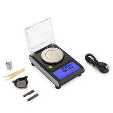 Load image into Gallery viewer, Diamond Carat Scale Jewelry Scale Electronic Experimental Milligram Scale, 50g / 0.001g