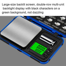 Load image into Gallery viewer, Two-color Portable Pocket Scale with Weight Baking, 200g / 0.01g, 50g / 0.001g
