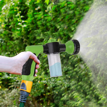 Load image into Gallery viewer, 8 in 1 Car Wash Foam Pot Water Sprinkler, Yellow, Green
