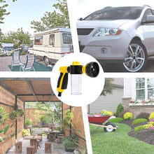Load image into Gallery viewer, 8 in 1 Car Wash Foam Pot Water Sprinkler, Yellow, Green
