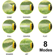 Load image into Gallery viewer, 8 in 1 Car Wash Foam Pot Water Sprinkler, Yellow, Green