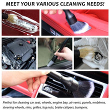 Load image into Gallery viewer, Car Air Conditioner Outlet Brush Interior Cleaning Soft Brush, Small+Large Black, Small+Large Blue, Small+Large Red