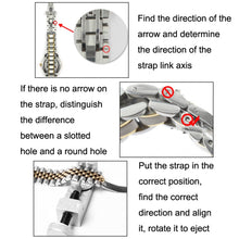 Load image into Gallery viewer, Metal Adjustable Height Watch Band Link Pin Remover, No.2068 Adjusting Repair Tool Black, No.2068 Adjusting Repair Tool Silver, No.2068 Adjusting Repair Tool Red, No.2068 Adjusting Repair Tool Blue
