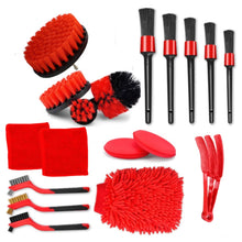 Load image into Gallery viewer, Car Wash Cleaning Brush Waterproof Car Wash Gloves, 18 PCS / Set