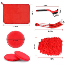 Load image into Gallery viewer, Car Wash Cleaning Brush Waterproof Car Wash Gloves, 18 PCS / Set