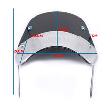 Load image into Gallery viewer, HONGPA DY-002 5-7 Inch Retro Motorcycle Modified PC Windshield