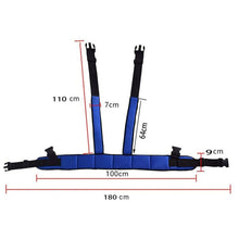 Load image into Gallery viewer, LYAQD-3 Postoperative Anti-Fall Wheelchair Adjustable Seat Belt, LYAQD-3 Blue