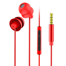 Load image into Gallery viewer, EN3900 3.5mm Plug In-Ear Wired Control Earphone with Mic, White, Red, Black