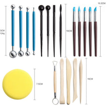 Load image into Gallery viewer, 25-In-1 Soft Pottery Clay Sculpture Production Combination Art Supplies Set, 25-In-1 Sculpture Supplies