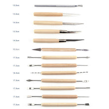 Load image into Gallery viewer, 43 In 1 Clay Tool Combination Set with Storage Bag, 43 In 1 Clay Tool