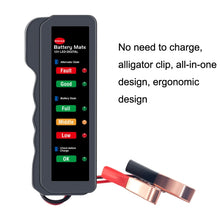 Load image into Gallery viewer, 12V Automotive Battery Tester Fault Diagnosis Instrument, Clip