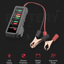 Load image into Gallery viewer, 12V Automotive Battery Tester Fault Diagnosis Instrument, Clip
